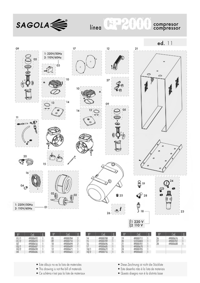 Compresor CP2000