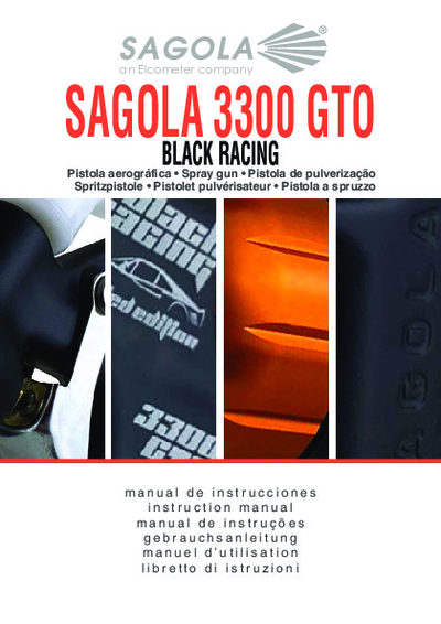 Pistola 3300 GTO BLACK RACING