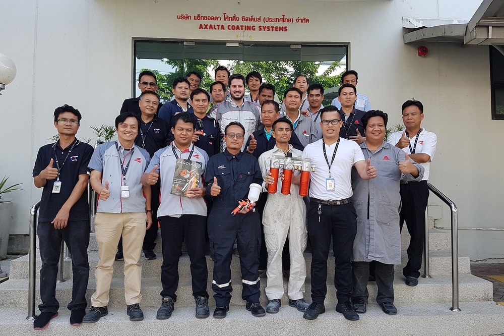 Formación en Axalta Tailandia y Malasia
