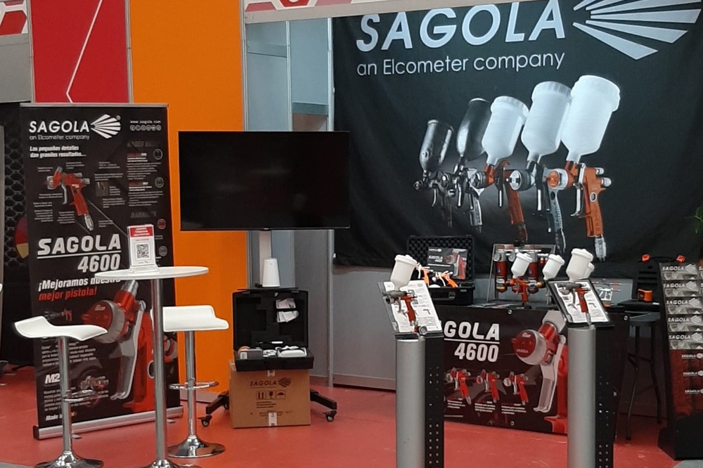 La tecnología de simulación SagolaSPRAY™ arrasa en ferias y centros de formación: todos quieren probarla