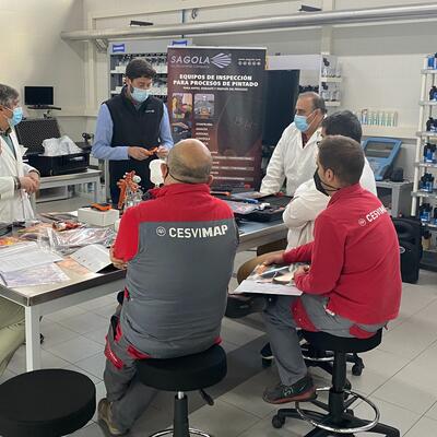 Presentamos en CESVI nuestra gama de pintado industrial y equipos de inspección