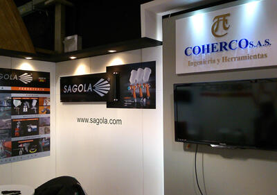 Importador de SAGOLA en la Feria Internacional de BOGOTÁ