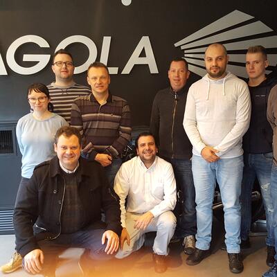 Visita del equipo de Spekter (Eslovenia)